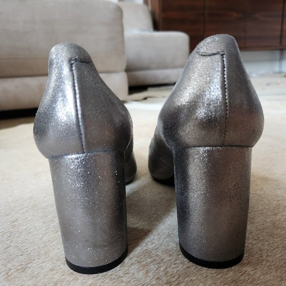 Janet & Janet silver pumps NEW - Picture 4 of 6